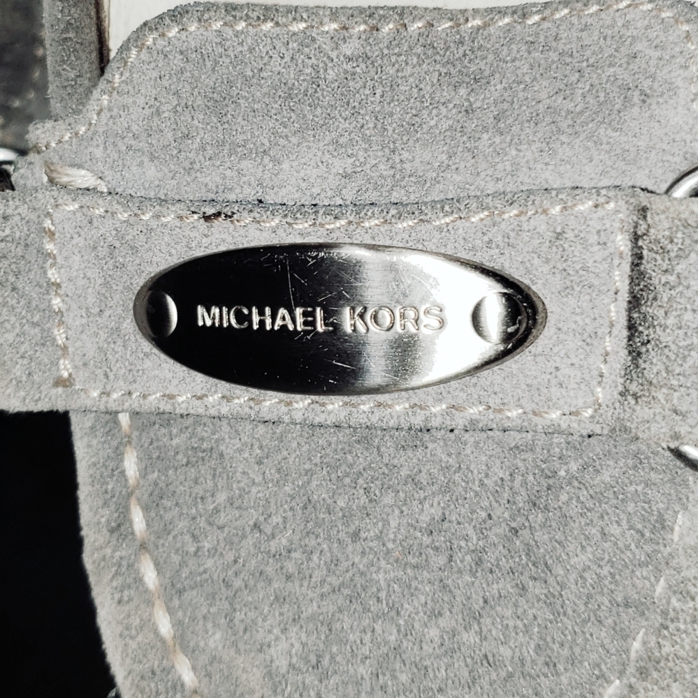 Michael Kors Gray Suede Flats